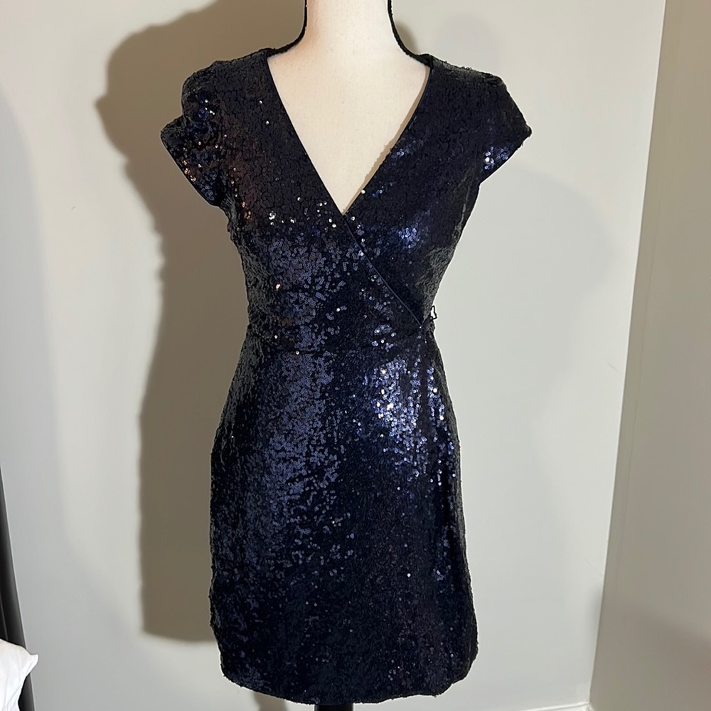 RUTHIE GRACE Gloria Navy Sequin Dress - NWT